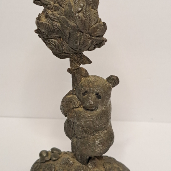 Vintage Pewter figure. Panda Byron Spicer - Picture 2 of 4